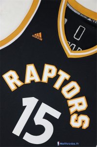 Maillot NBA Pas Cher Toronto Raptors Anthony Bennett 15 Noir Jaune