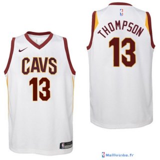 Maillot NBA Pas Cher Cleveland Cavaliers Junior Tristan Thompson 13 Blanc Association 2017/18