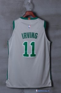 Maillot NBA Pas Cher Boston Celtics Kyrie Irving 11 Gris Ville 2017/18