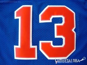 Maillot NBA Pas Cher Philadelphia Sixers Wilt Chamberlain 13 Bleu