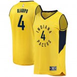 Indiana Pacers Victor Oladipo Fanatics Branded Gold Fast Break Jersey - Statement Edition
