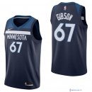 Maillot NBA Pas Cher Minnesota Timberwolves Taj Gibson 67 Marine Icon 2017/18