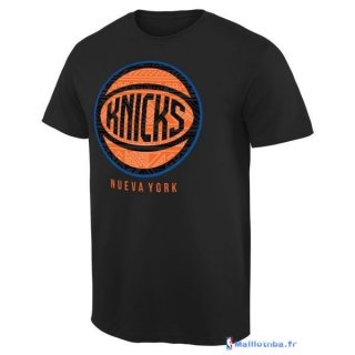 T-Shirt NBA Pas Cher New York Knicks Noir