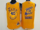 Maillot NBA Pas Cher Golden State Warriors Harrison Barnes 40 Jaune