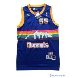 Maillot NBA Pas Cher Denver Nuggets Dikembe Mutombo 55 Bleu