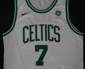 Maillot NBA Pas Cher Boston Celtics Jaylen Brown 7 Blanc 2017/18