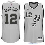 Maillot NBA Pas Cher San Antonio Spurs LaMarcus Aldridge 12 Gris