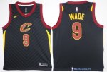 Maillot NBA Pas Cher Cleveland Cavaliers Dwyane Wade 9 Statement Noir 2017/18