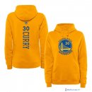 Sweat Capuche NBA Golden State Warriors Stephen Curry 30 Jaune