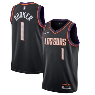 Phoenix Suns Devin Booker Nike Black 2019/20 Finished City Edition Swingman Jersey