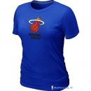 T-Shirt NBA Pas Cher Femme Miami Heat Bleu Profond