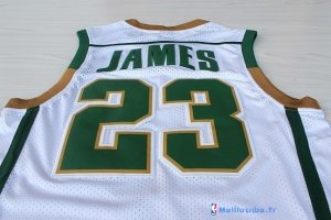 Maillot NCAA Pas Cher Irish LeBron James 23 Blanc