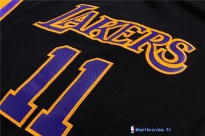 Maillot NBA Pas Cher Los Angeles Lakers Yi 11 Noir