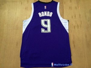 Maillot NBA Pas Cher Sacramento Kings Rajon Rondo 9 Pourpre