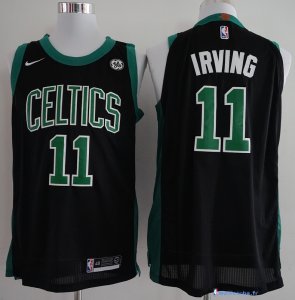 Maillot NBA Pas Cher Boston Celtics Kyrie Irving 11 Noir 2017/18