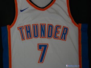Maillot NBA Pas Cher Oklahoma City Thunder Carmelo Anthony 7 Blanc Association 2017/18