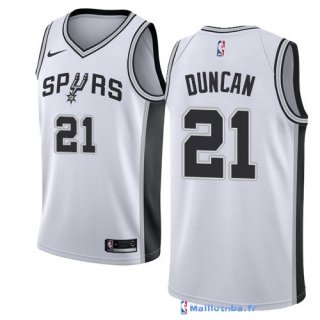 Maillot NBA Pas Cher San Antonio Spurs Tim Duncan 21 Blanc Association 2017/18