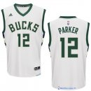 Maillot NBA Pas Cher Milwaukee Bucks Jabari Parker 12 Blanc