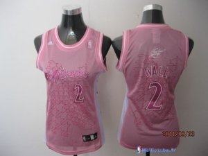 Maillot NBA Pas Cher Washington Wizards Femme John Wall 2 Rose