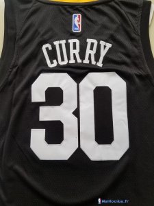 Maillot NBA Pas Cher Golden State Warriors Junior Stephen Curry 30 Noir Statement 2017/18