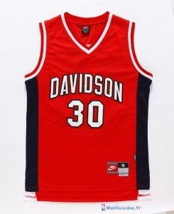 Maillot NCAA Pas Cher Davidson Stephen 30 Curry Rouge