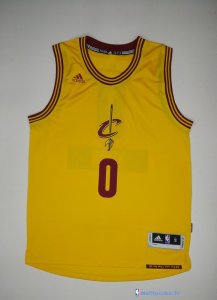 Maillot NBA Pas Cher Noël Cleveland Cavaliers Kyrie 2 Jaune