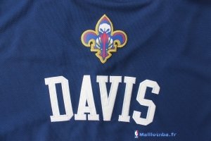 Maillot NBA Pas Cher New Orleans Pelicans Bleu Anthony Davis 23