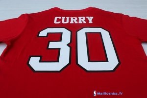 Maillot NBA Pas Cher Golden State Warriors Stephen Curry 30 Rouge MC