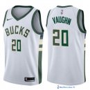 Maillot NBA Pas Cher Milwaukee Bucks Rashad Vaughn 20 Blanc Association 2017/18