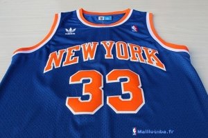 Maillot NBA Pas Cher New York Knicks Patrick Ewing 33 Bleu