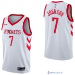 Maillot NBA Pas Cher Houston Rockets Joe Johnson 7 Blanc Association 2017/18