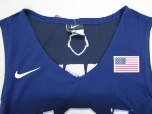 Maillot NBA Pas Cher USA 2016 Kyrie Irving 10 Bleu