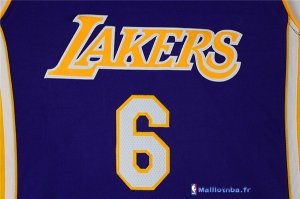 Maillot NBA Pas Cher Los Angeles Lakers Jordan Clarkson 6 Pourpre