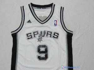 Maillot NBA Pas Cher San Antonio Spurs Junior Tony Parker 9 Blanc