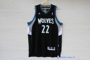 Maillot NBA Pas Cher Minnesota Timberwolves Andrew Wiggins 22 Noir