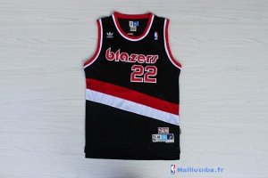 Maillot NBA Pas Cher Portland Trail Blazers Clyde Drexler 22 Noir