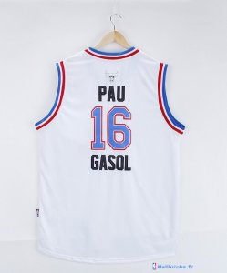 Maillot NBA Pas Cher All Star 2015 Pau Gasol 16 Blanc