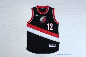 Maillot NBA Pas Cher Noël Portland Trail Blazers LaMarcus 12 Noir