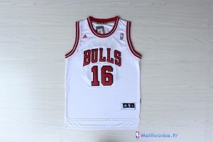 Maillot NBA Pas Cher Chicago Bulls Pau Gasol 16 Blanc