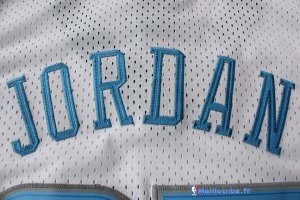 Maillot NCAA Pas Cher North Carolina Michael Jordan 23 Blanc