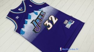 Maillot NBA Pas Cher Utah Jazz Karl Malone 32 Pourpre