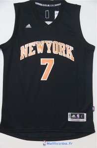 Maillot NBA Pas Cher New York Knicks Carmelo Anthony 7 Noir Orange