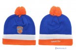 Tricoter un Bonnet NBA New York Knicks 2017 Blanc Orange Bleu