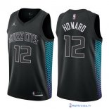 Maillot NBA Pas Cher Charlotte Hornets Dwight Howard 12 Nike Noir Ville 2017/18