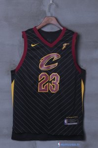 Maillot NBA Pas Cher Cleveland Cavaliers LeBron James 23 Noir 2017/18