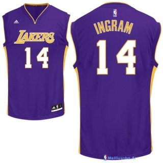 Maillot NBA Pas Cher Los Angeles Lakers Ingram 14 Pourpre