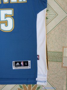 Maillot NBA Pas Cher Denver Nuggets Carmelo Anthony 15 Retro Bleu