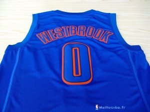 Maillot NBA Pas Cher Noël Oklahoma City Thunder Bleu Westbrook 0