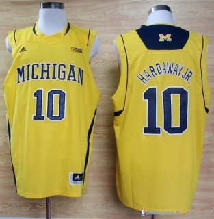 Maillot NCAA Pas Cher Michigan Tim Hardaway Jr 10 Jaune