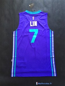 Maillot NBA Pas Cher Charlotte Hornets Jeremy Lin 7 Bleu